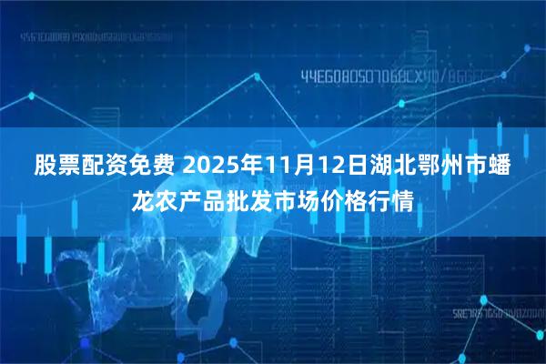 股票配资免费 2025年11月12日湖北鄂州市蟠龙农产品批发市场价格行情