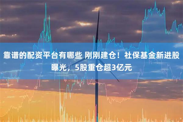 靠谱的配资平台有哪些 刚刚建仓！社保基金新进股曝光，5股重仓超3亿元